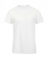 Heren T-shirt Biologisch B&C Inspire Slub White
